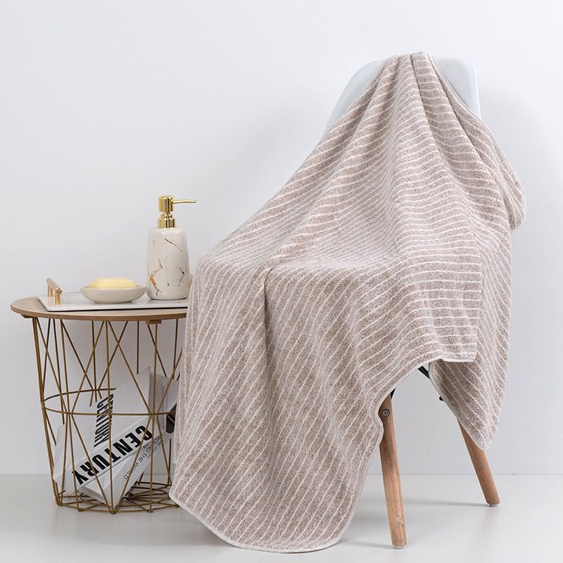 Deluxe Bamboo Fiber Velvet Bath Towel Set - Super Absorbent & Quick Dry Thickened Plush Spa Quality Coral Velvet Bath Towel