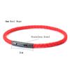Fashion Grade A Keel Rope Bracelet Unisex Stainless Steel Buckle Wrap Braslet Leisure Pulseira Friendship Braclet Fabric Joias
