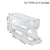 1Pc 3/4 Tier Home Automatic Rolling Egg Storage Box, Kitchen Refrigerator Side Door, Egg Preservation Rack,Easy To Clean