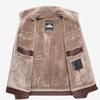 Herbst und Winter Herren Schaffell Ledermantel Plüsch verdicktes Fell One Herrenmantel Business Casual Jacke