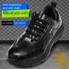 Labor Insurance Shoes Men's Anti-smashing and Anti-piercing Steel Head Shoes Breathable, Deodorant, Non-slip and Wear-resistant Shoes