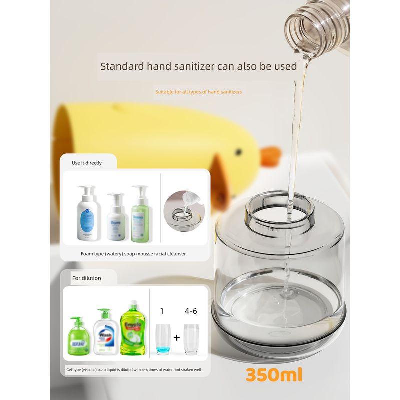Dispenser Automatico Igienizzante Mani per Bambini, Dispenser Sapone Schiumogeno, Design Carino a Cartone Animato, Dispositivo Schiumogeno Completamente Elettrico