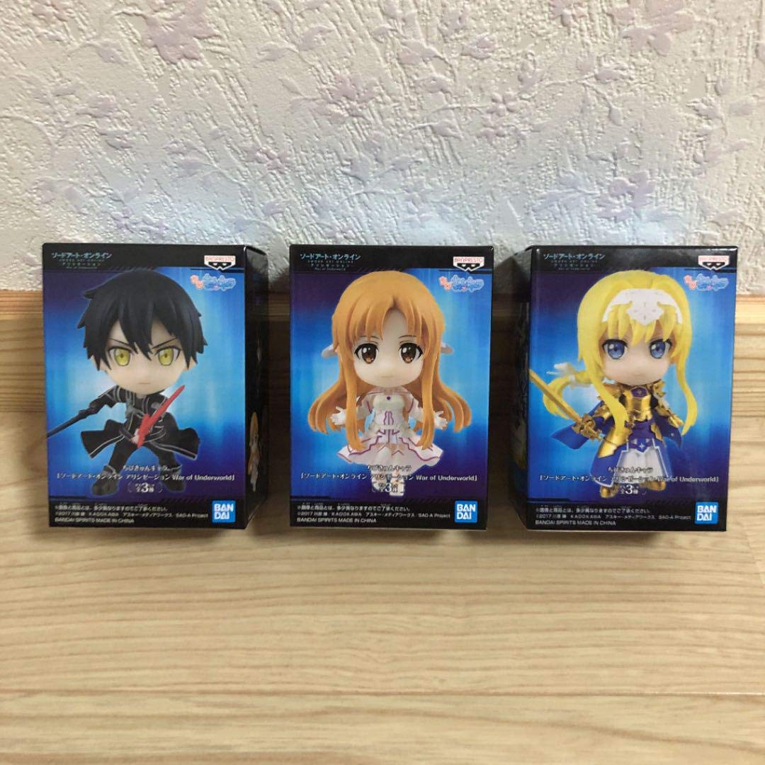 

Chibikyun Chara Sword Art Online Alicization War of Underworld Усі 3 типи