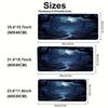 Dark Moon Forest Large Mouse Pad Gothic Night Scenery Desk Mat Nonslip Rubber Base Gaming Keyboard Pad Pc Laptop Table Decor Xxl