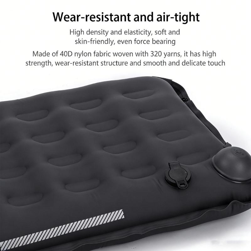 Extremely thin 2.75 In Depth Push To Fill Inflatable Seat Pad For Hiking Backpacking With Mini 5x8x10cm Carry Size