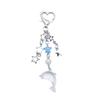 Five-Pointed Starfish Dolphin Pearl Enamel Keychain Beautiful Sea Beach Pendants For Making Handmade Diy Car Hanging Chain