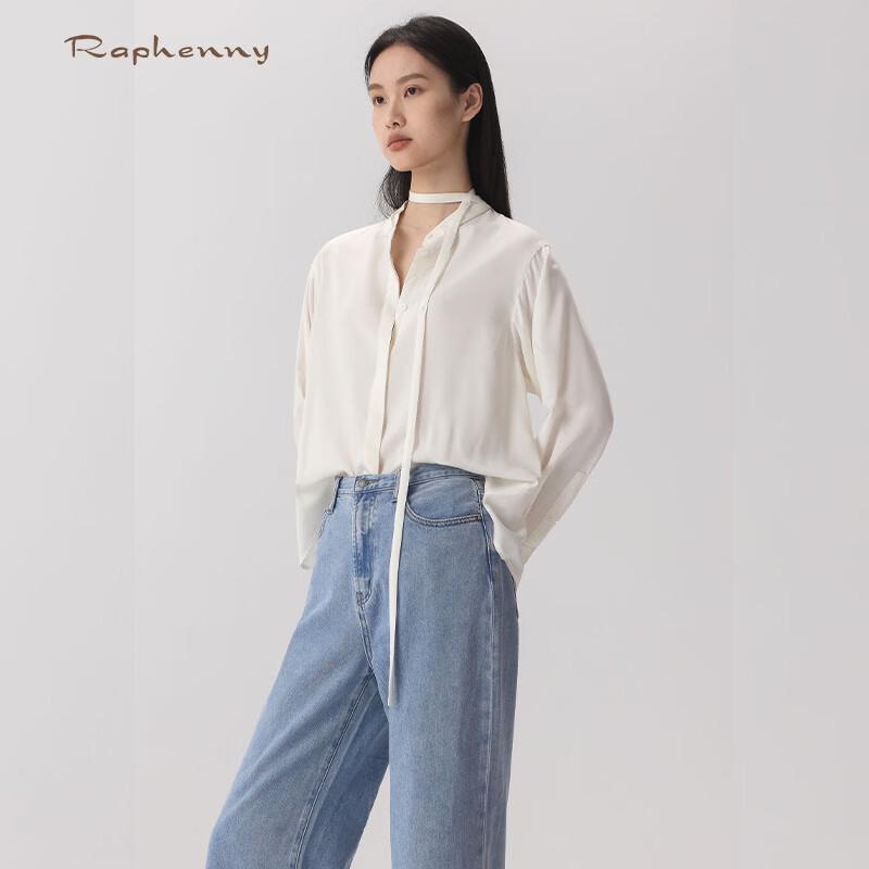 Raphenny Women s French Romantic Long Sleeve Shirt L