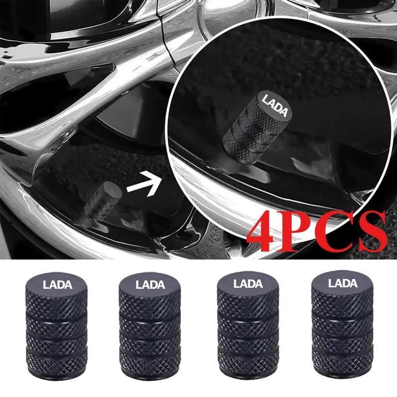 Car Wheel Tire Valve Caps Tyre Stem Covers Airdust Waterproof For Lada Niva Vesta Samara Kalina Largus Priora Xray Granta