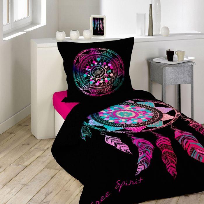 Housse de couette enfant 140 x 200 cm + 1 taie – Coton 42 fils – Porte Bonheur