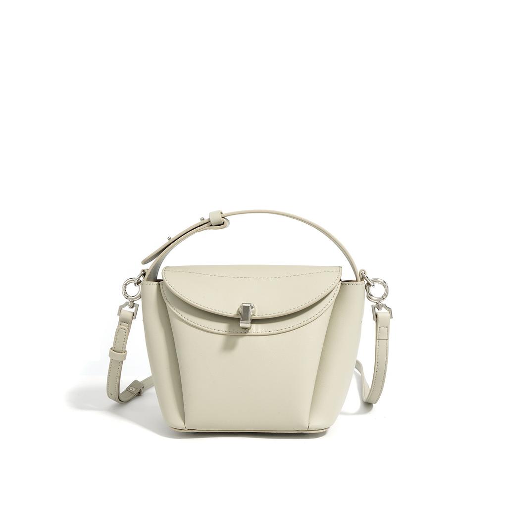 Classic Genuine Leather Pillow Bag for Women Light Luxury Cowhide Female Mini Crossbody Bag High-end Soft Handbags