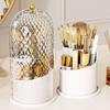 360° Rotating Rotating Makeup Organizer Transparent Cosmetics Storage Box  For Vanity