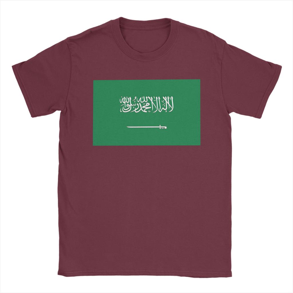 National Day of Saudi Arabia T-Shirt Summer Popular T Shirts Men Cotton O Neck Oversize Tees Short-Sleeve Street Style Tops