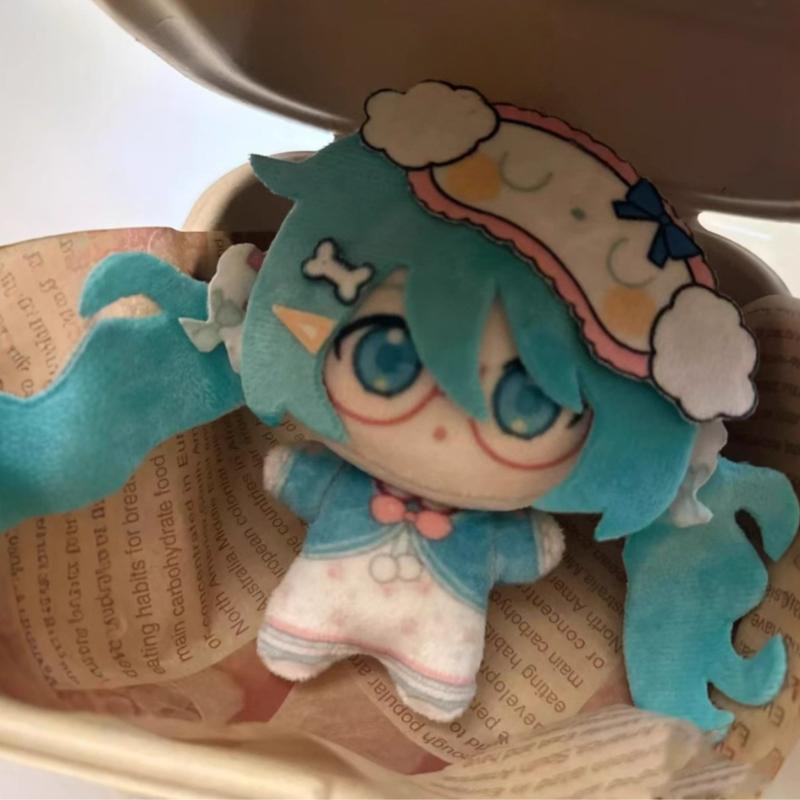 Ca. 10 cm Kawaii Hatsune Miku Plüschpuppe Spielzeug Cartoon Peripherie Hochwertig Niedlich Hatsune Kuschelige Plüschpuppe Spielzeug Schlüsselanhänger Geschenke