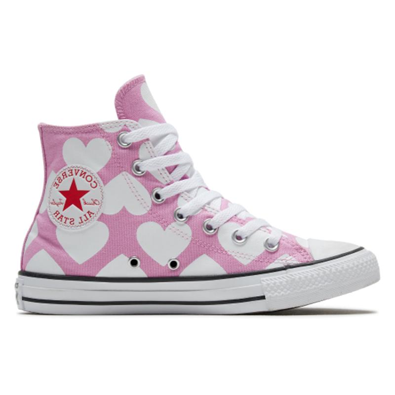 Converse Chuck Taylor All Star Hi Trendy Comfort High Top Canvas Unisex Pink