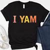 Shes My Sweet Potato I Yam Cotton TShirt Couples Holiday Matching Shirts for Husband and Wife Casual Short Sleeve Casual Tops