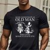 Old Man Loves Motorcycles And Jiu Jitsu Shirt Funny Present For Mens Short Sleeve TShirts Oneck Top Tees