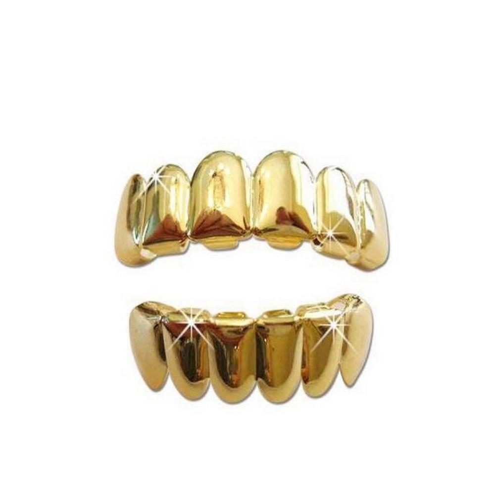 Horní Dolní Sada Zuby Grillz Odolné Halloweenový Zub Móda Zubní Grily Hip Hop Styl