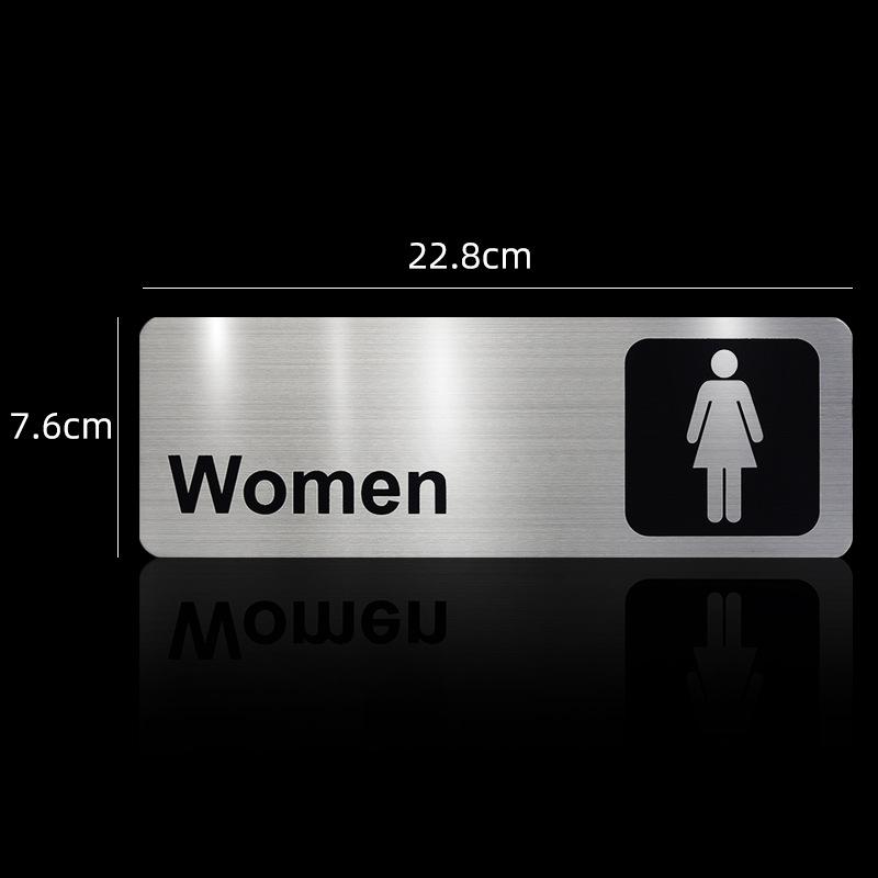Brushed Aluminum Surveillance Sign Metal Safety Plate Anti-rust Stainless Steel Nameplate Durable Warning Label Outdoor