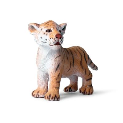 1/4ks Dětská simulovaná móda Solid Tiger Party Domácí model Akční figurka Dekorace Hračka Stolní ozdoba
