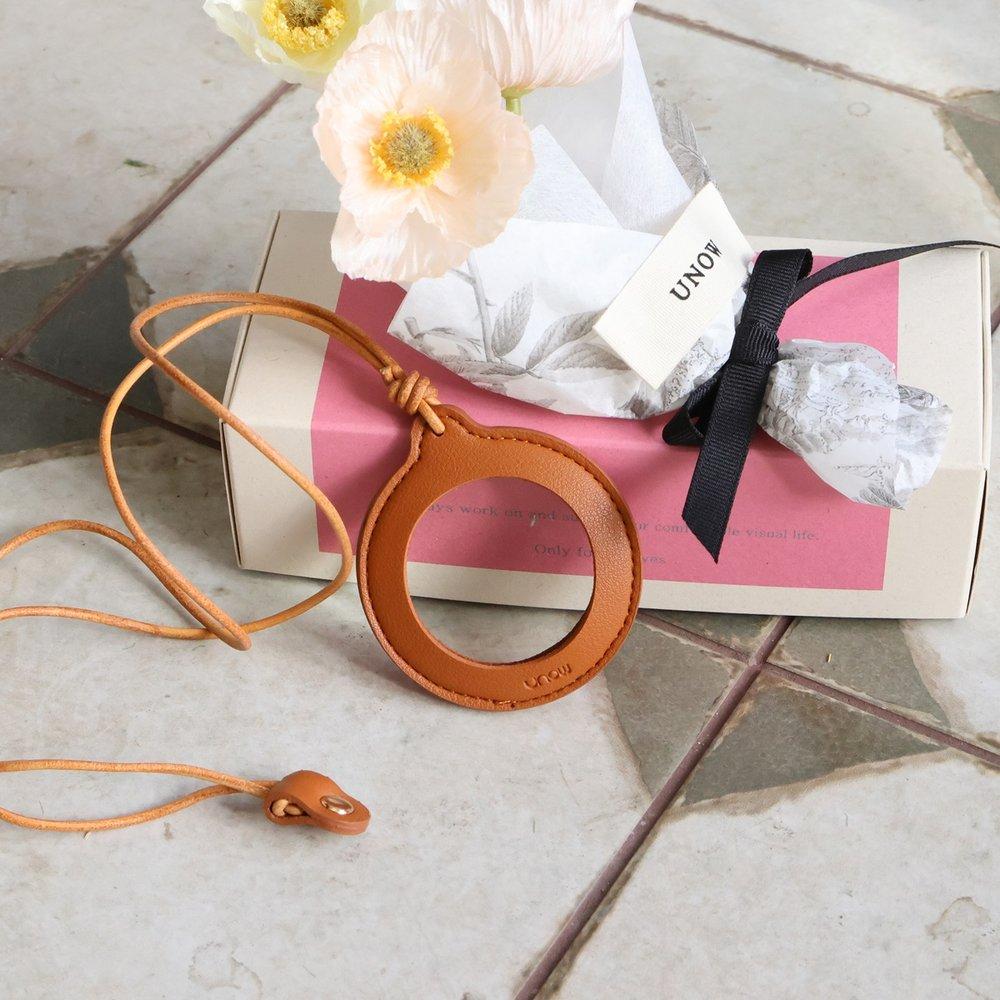 Handmade Leather Magnifying Necklace