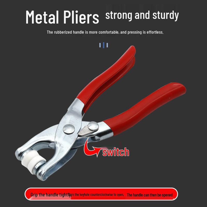 9.5mm Five-Prong Snap Fastener Pliers for Children's Clothing
