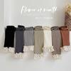 Lace Trim Girls' Leggings - Versatile Combed Cotton Cropped Pants for Spring & Autumn