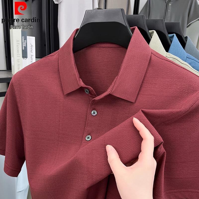 

Pierre Cardin Men s Silk Blend Short Sleeve Polo Shirt 125/56
