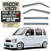 Für SUZUKI Wagon R+ 1997-2010 Auto Seitenfenster Deflektoren Windabweiser Regenschutz Sonnenschutz Auto Zubehör