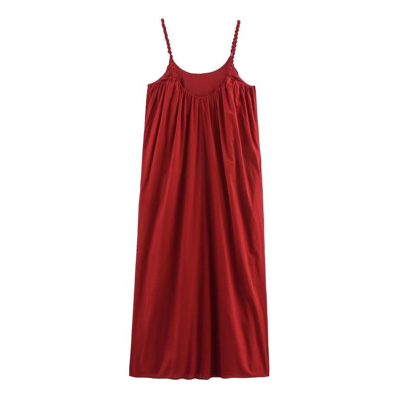 Jnleaog Autumn New Women Clothes Western Style French Style Design Beaded Sling Dress 5770225