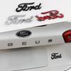 1pc 3D ABS Car Emblem Rear Trunk Emblem Decals Badge Stickers for Ecosport Ghia Focus Mustang ST RS Taurus Transit Connect