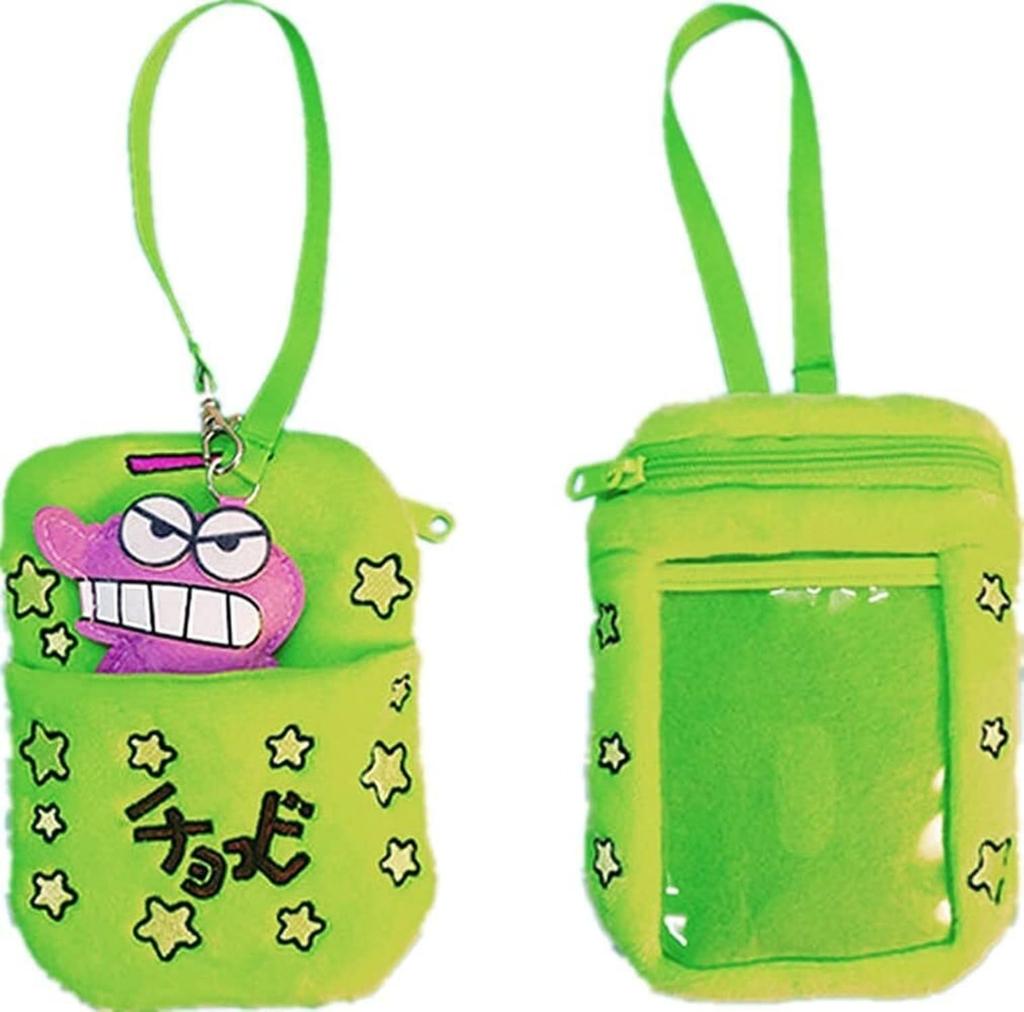 Crayon ID Card Name Pass Employee ID Card Name Badge IC Card Character Shin-chan Holder, Holder, 100% Cotton, Cute, Case, Holder, Case, Case,