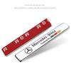 FOW5   2025 Hot 3D Metal Car Logo Stickers Side Fender Tail Trunk Styling Accessories For Mercedes Benz AMG W204 W205 W203 W211 W212 W2