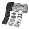 Accessori per Orologi Swatch YCS YAS YGS Acciaio Inossidabile Massiccio Argento Nero Cinturino Metallo da Uomo/Donna 17MM 19MM 21MM