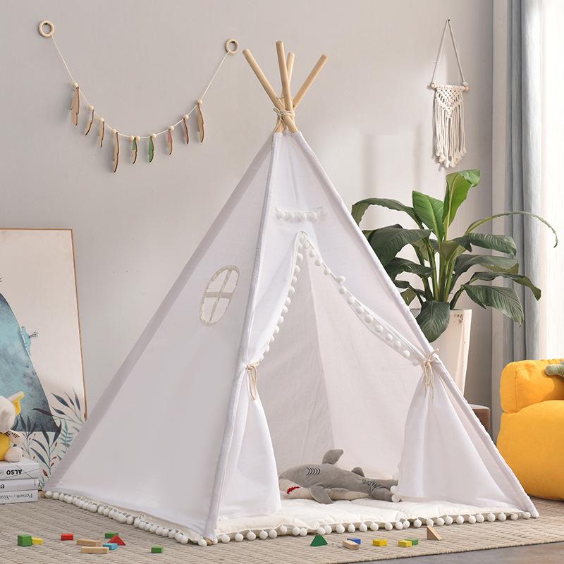 Детская игровая палатка для дома: Игровой домик в индийском стиле для малышей 1.1m