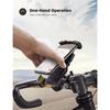 Bike Phone Holder Motorcycle Mount Motorcycle Phone Holder Handlebar Cell Phone Clamp E-Bike Scooter Phone Clip for iPhone 17 Air Pro Max 16 15