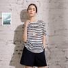 Sancai 2026 Summer Collection Women's Striped T-Shirt