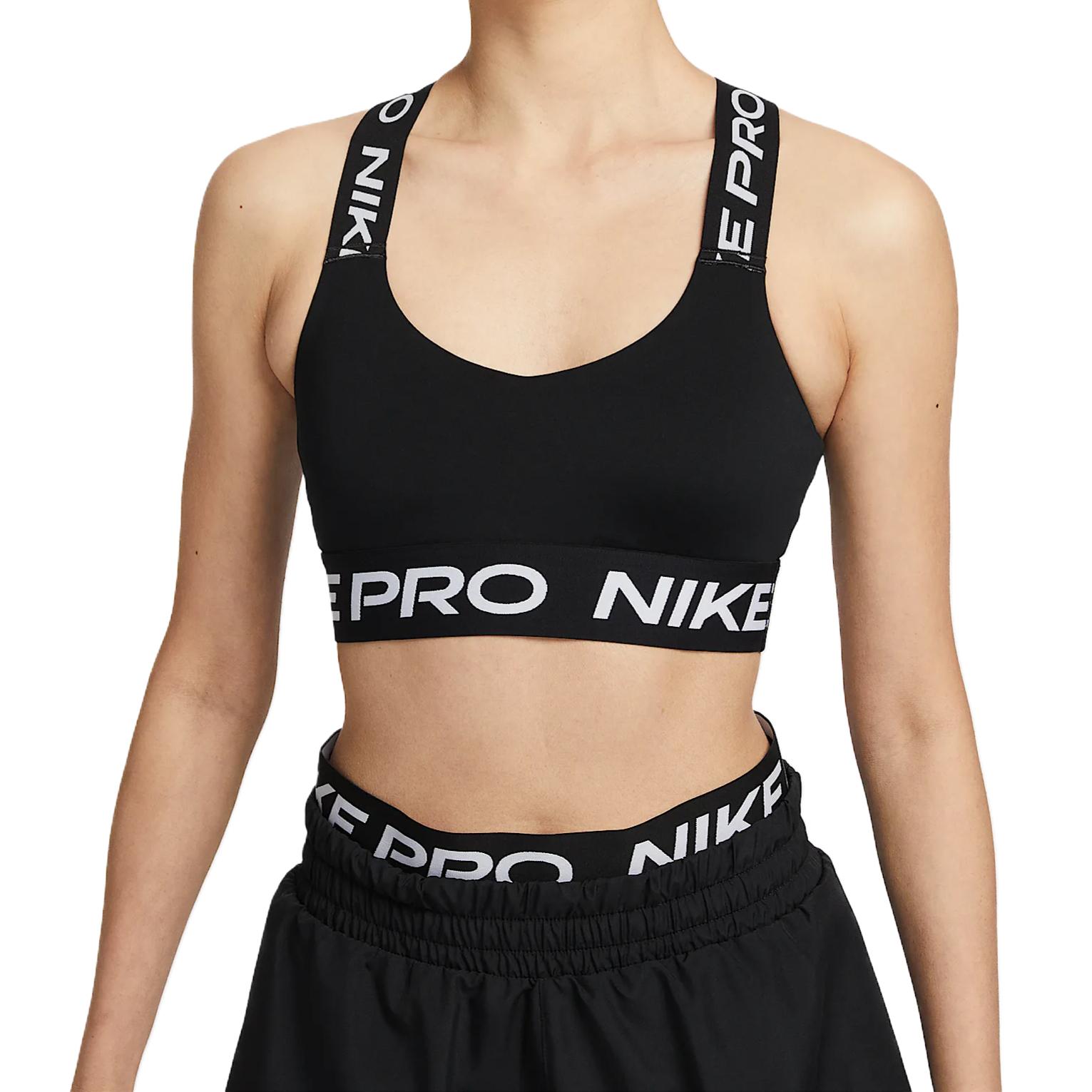 

Nike Simple Fashion Versatile Classic Quick-Dry Sports Bra Women Underwear Black White HF5373010 L