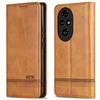 For Honor 200 5G Case Leather Phone Cover Magnetic Flip Closure