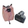 PU Leather Camera Bucket Bag Soft Camera Bag DSLR Insert Handbag Drawstring Easy Carrying Lens Case For Outdoor Travel