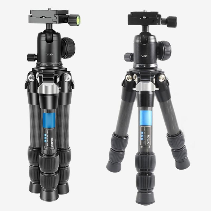 Portable Carbon Fiber Tripods with Ball Head for Camera Photography for Travel and Outdoor Use Providing High Stability