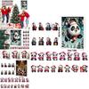 Christmas Panda Countdown Calendar With Acrylic Components And Festive Collectible Items