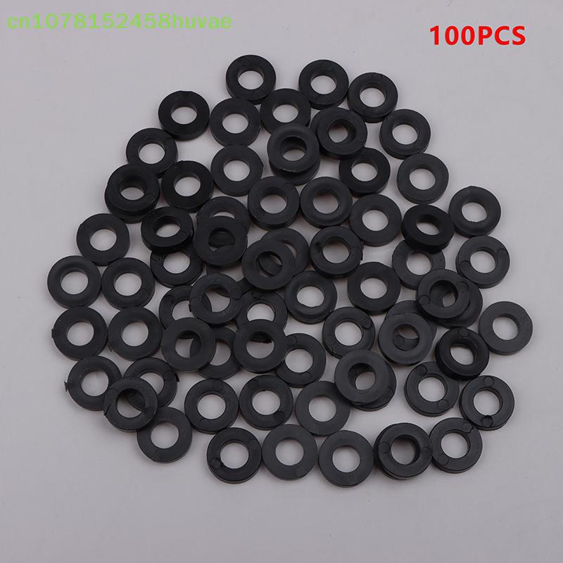 100 Pcs Nylon Washer For Drum Screw Drum Lug White Black Color Nylon Flat Wahser Thickness Heavy Product