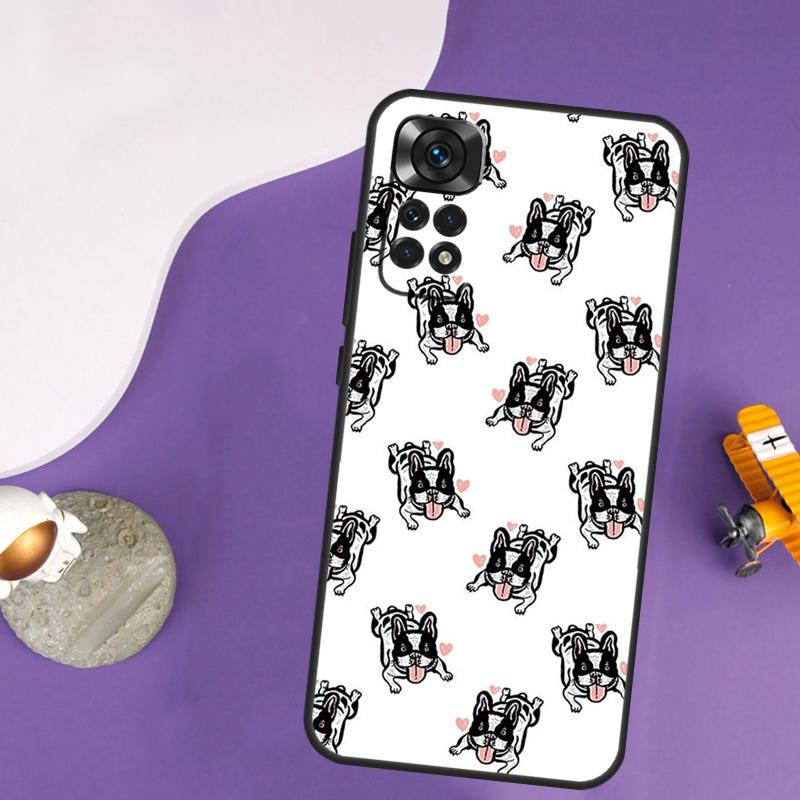 French Bulldog Case For Xiaomi Redmi Note 14 13 Pro 12 9 10 11 Pro 10S 11S 12S Redmi 14C 13C 10C 12C Cover