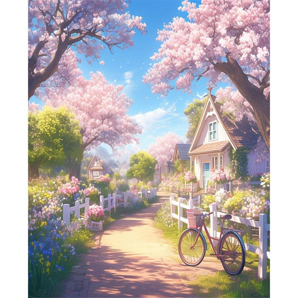 Diamond Painting 5D Diamond Mosaic Landscape Scenery Kits Embroidery Diamond Art Kit Needle Arts Craft Home Decoration