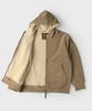 Panicale Beige Soft Fleece Zip-Up Hoodie