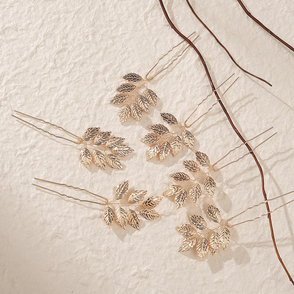 Retro ślubny ozdobny grzebień, ręcznie robiona spinka do włosów, kryształowo-perłowa ślubna spinka do włosów, złota spinka do włosów z kwiatami i liśćmi