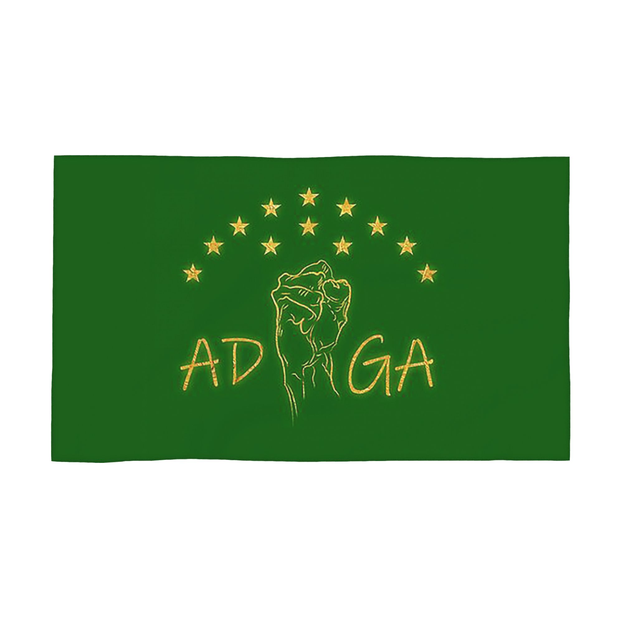

Adiga fight for ever Adygea Flag Soft Face Towel Quick Dry Pool Bath Cotton Towels Breathable W40*H60(CM)