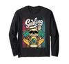 Surf Surfing Surfing Table Long Sleeve Apparel, T-Shirt, Summer, Skull, Beach, T-Shirt