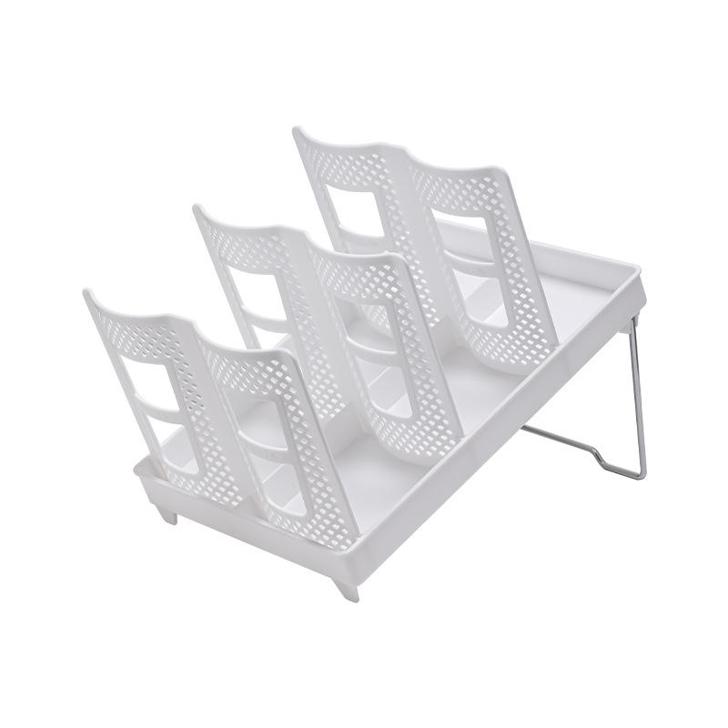 Detachable Multifunctional Disposable Paper Cup Holder Single Double Size Coffee Cup Storage Rack Plastic Ground Mounted Home Go
