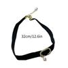 Trendy Crystal Circle Buckle Choker Necklace Lady's Sexy Velvety Clavicular Chain Chic Black/Wine Neck Jewelry